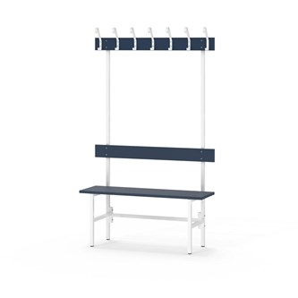 Novis Elite enkel sittebenk 100 cm hvitt stativ
