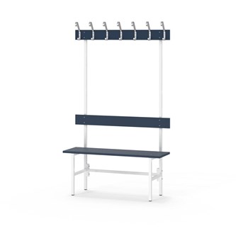 Novis Elite enkel sittebenk 100 cm hvitt stativ