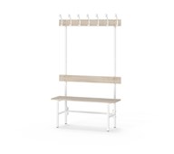Novis Elite enkel sittebenk 100 cm hvitt stativ