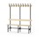 Novis Basic enkel sittebenk 150 cm svart stativ