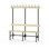 Novis Basic enkel sittebenk 150 cm svart stativ