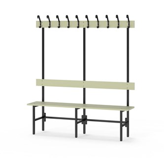 Novis Elite enkel sittebenk 150 cm svart stativ