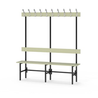 Novis Elite enkel sittebenk 150 cm svart stativ