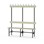 Novis Elite enkel sittebenk 150 cm svart stativ