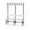 Novis Elite enkel sittebenk 150 cm svart stativ