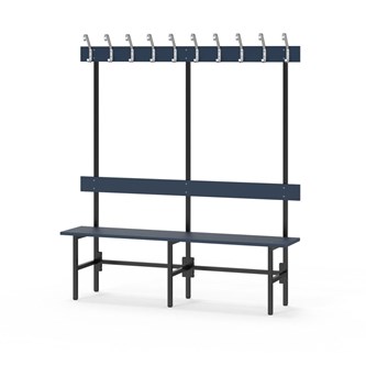 Novis Elite enkel sittebenk 150 cm svart stativ