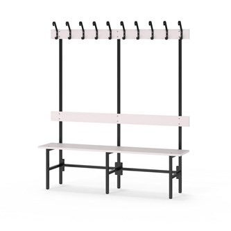 Novis Elite enkel sittebenk 150 cm svart stativ