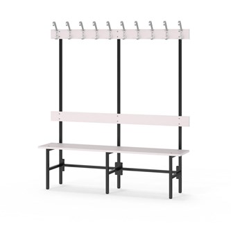 Novis Elite enkel sittebenk 150 cm svart stativ