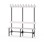 Novis Elite enkel sittebenk 150 cm svart stativ