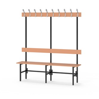 Novis Elite enkel sittebenk 150 cm svart stativ