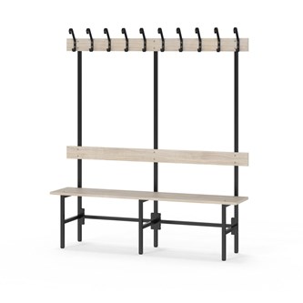 Novis Elite enkel sittebenk 150 cm svart stativ