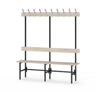 Novis Elite enkel sittebenk 150 cm svart stativ