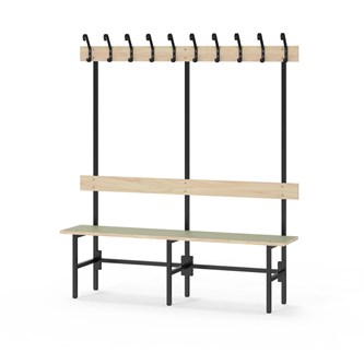 Novis Elite enkel sittebenk 150 cm svart stativ