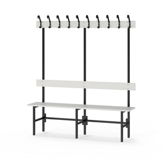 Novis Elite enkel sittebenk 150 cm svart stativ