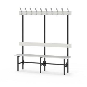 Novis Elite enkel sittebenk 150 cm svart stativ