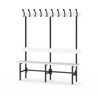 Novis Elite enkel sittebenk 150 cm svart stativ