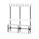 Novis Elite enkel sittebenk 150 cm svart stativ
