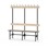 Novis Compact enkel sittebenk 150 cm svart stativ