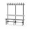 Novis Compact enkel sittebenk 150 cm svart stativ