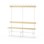Novis Basic enkel sittebenk 150 cm hvitt stativ