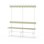 Novis Elite enkel sittebenk 150 cm hvitt stativ