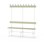 Novis Elite enkel sittebenk 150 cm hvitt stativ