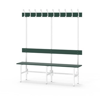 Novis Elite enkel sittebenk 150 cm hvitt stativ