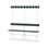 Novis Elite enkel sittebenk 150 cm hvitt stativ