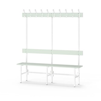 Novis Elite enkel sittebenk 150 cm hvitt stativ