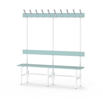 Novis Elite enkel sittebenk 150 cm hvitt stativ