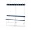 Novis Elite enkel sittebenk 150 cm hvitt stativ