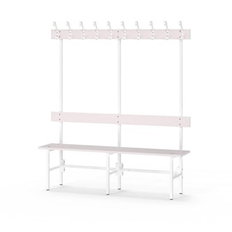 Novis Elite enkel sittebenk 150 cm hvitt stativ