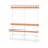 Novis Elite enkel sittebenk 150 cm hvitt stativ