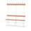 Novis Elite enkel sittebenk 150 cm hvitt stativ