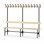 Novis Basic enkel sittebenk 200 cm svart stativ