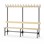Novis Basic enkel sittebenk 200 cm svart stativ