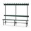 Novis Elite enkel sittebenk 200 cm svart stativ
