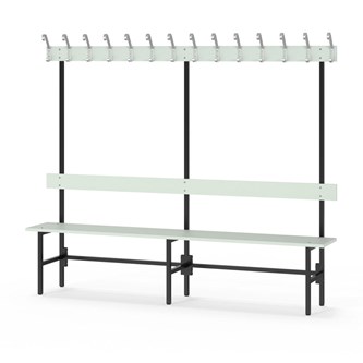 Novis Elite enkel sittebenk 200 cm svart stativ
