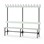 Novis Elite enkel sittebenk 200 cm svart stativ
