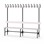 Novis Elite enkel sittebenk 200 cm svart stativ