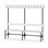 Novis Elite enkel sittebenk 200 cm svart stativ