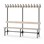 Novis Elite enkel sittebenk 200 cm svart stativ