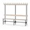 Novis Elite enkel sittebenk 200 cm svart stativ
