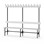 Novis Elite enkel sittebenk 200 cm svart stativ