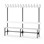 Novis Elite enkel sittebenk 200 cm svart stativ