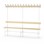 Novis Basic enkel sittebenk 200 cm hvitt stativ