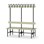 Novis Elite dobbel sittebenk 150 cm svart stativ