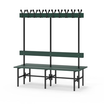 Novis Elite dobbel sittebenk 150 cm svart stativ