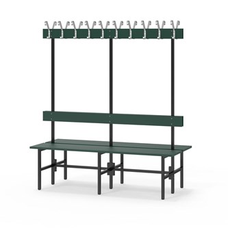 Novis Elite dobbel sittebenk 150 cm svart stativ