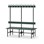 Novis Elite dobbel sittebenk 150 cm svart stativ